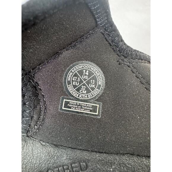 Men's Keen Targhee iii Grey and Black Open Toe Hiking Sandal, Size 14 - Picture 7 of 9